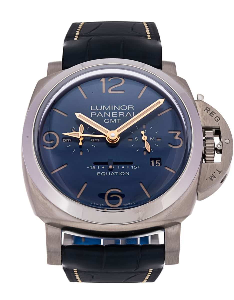Panerai equation of time best sale blue